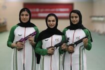 دختران نوجوان ایران مدال نقره تپانچه ۱۰ متر آسیا را کسب کردند