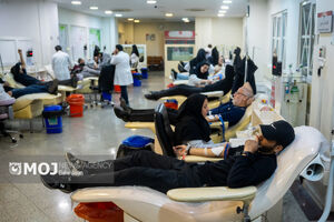 جهادگران جهاددانشگاهی استان اردبیل اقدام به اهدای خون کردند