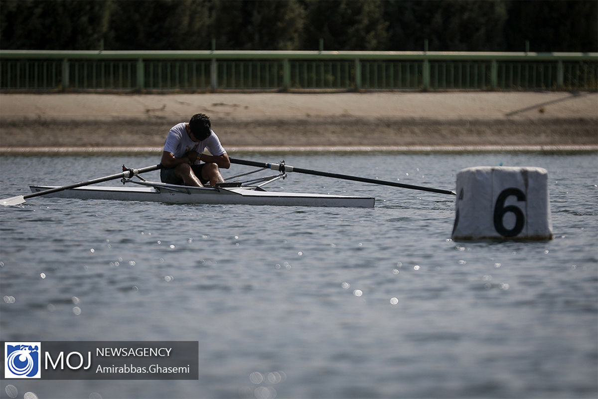 مسابقات قایقرانی روئینگ آقایان قهرمانی کشور