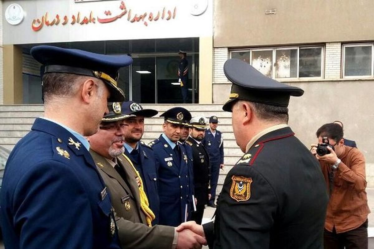 هیات پزشکی نظامی جمهوری آذربایجان از بیمارستان بعثت نهاجا بازدید