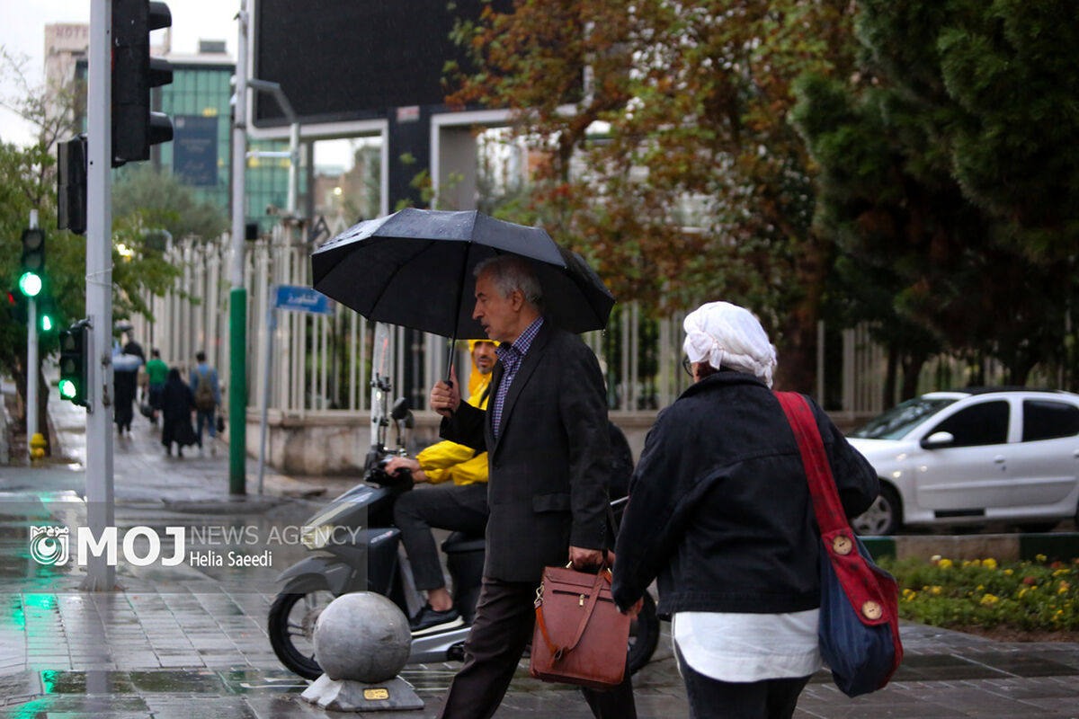 باران پاییزی تهران
