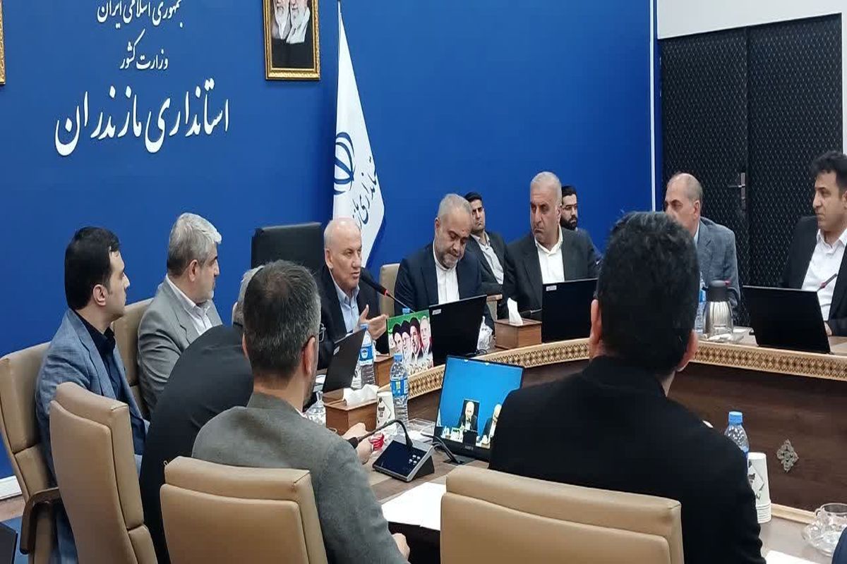 جلسه تسریع در بهره‌برداری از فازهای دیگر نیروگاه زباله‌سوز ساری