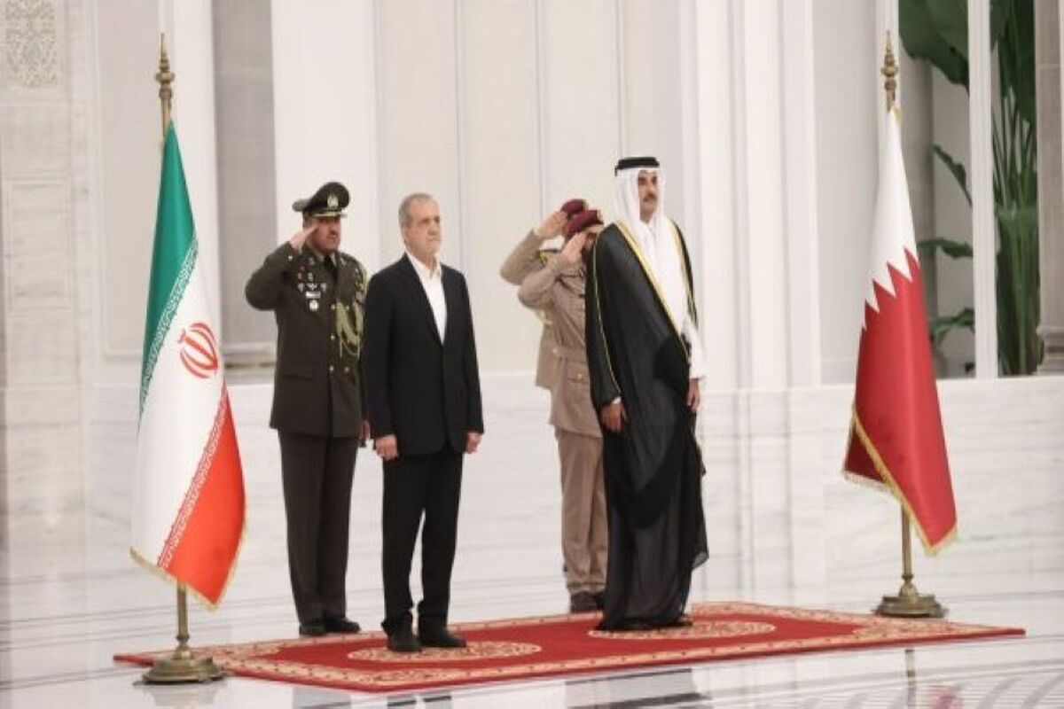مسعود پزشکیان در قطر