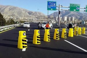 انسداد محور کندوان به دلیل کوچ فصلی احشام