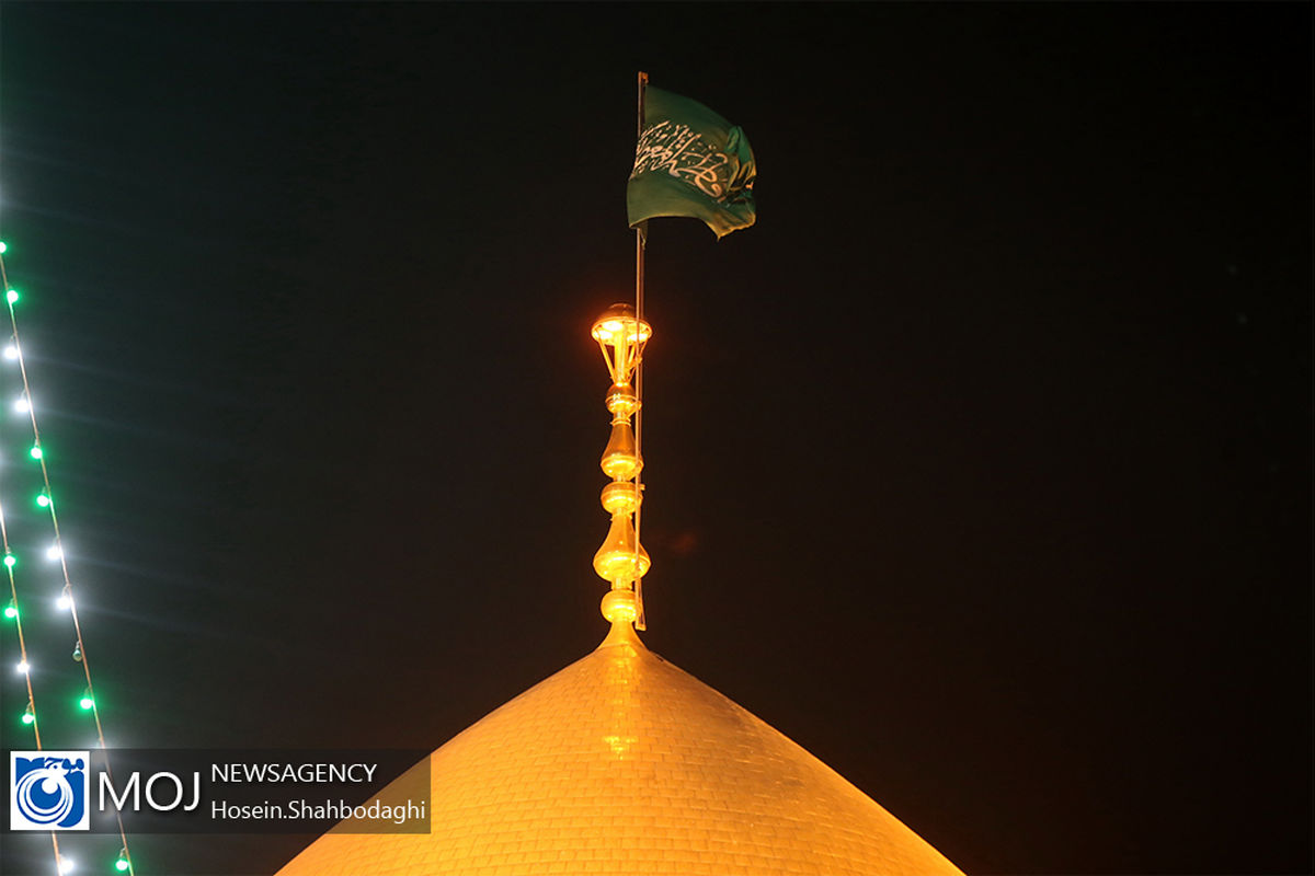 حال و هوای حرم حضرت معصومه‎ (س) در شب میلاد نبی مکرم اسلام
