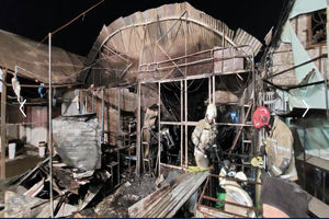 وقوع حریق در بازار گل خاوران