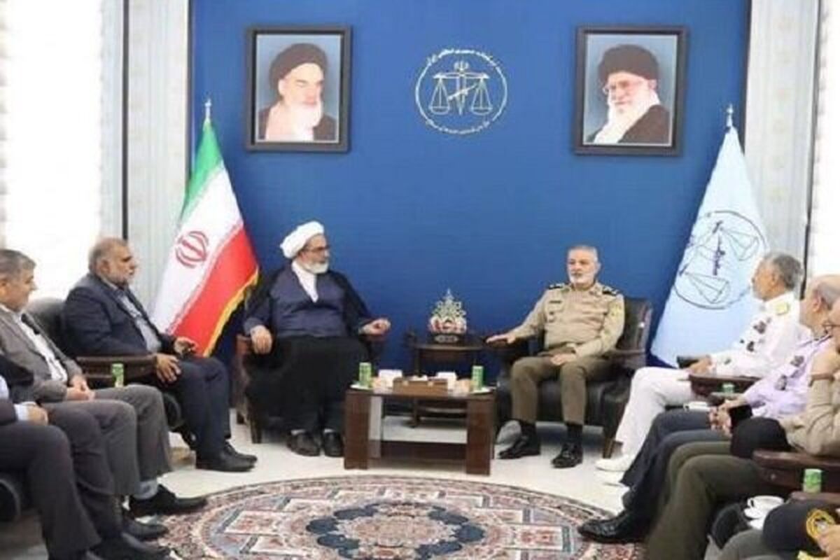 رئیس سازمان قضایی نیروهای مسلح، در دیدار با فرمانده کل ارتش