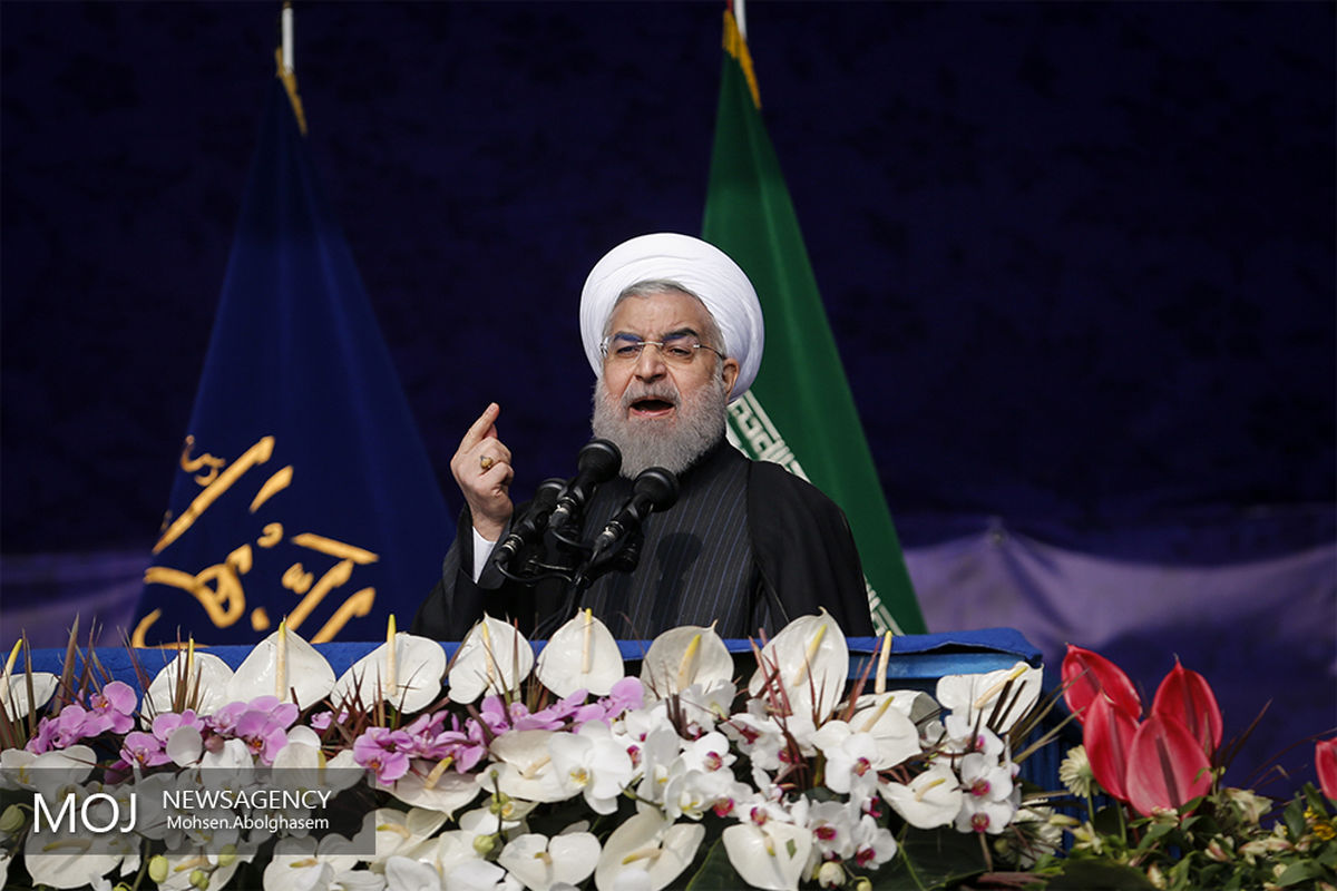 سخنرانی رییس جمهور در یوم الله ۲۲ بهمن 