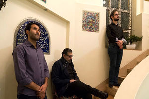 فرزند رهبر انقلاب، ظریف و جنتی در مراسم احیا