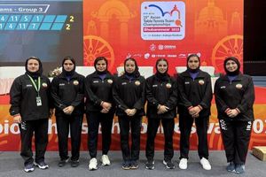 تیم‌های ملی زنان و مردان تنیس روی میز ایران قهرمانی آسیا را با برد قاطع آغاز کردند