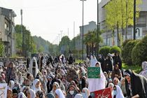 اقامه نماز عید فطر در رشت+تصاویر