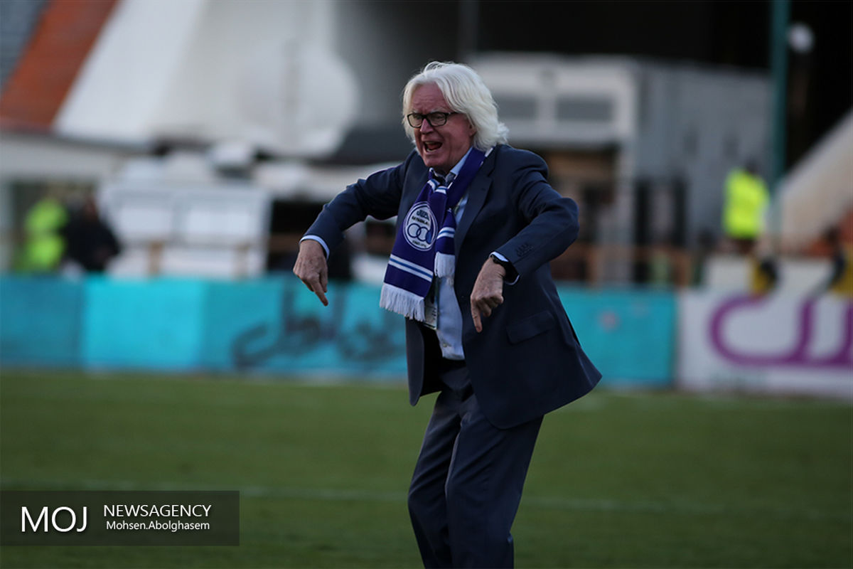 دیدار تیم های فوتبال استقلال تهران و سایپا/وینفرد شفر