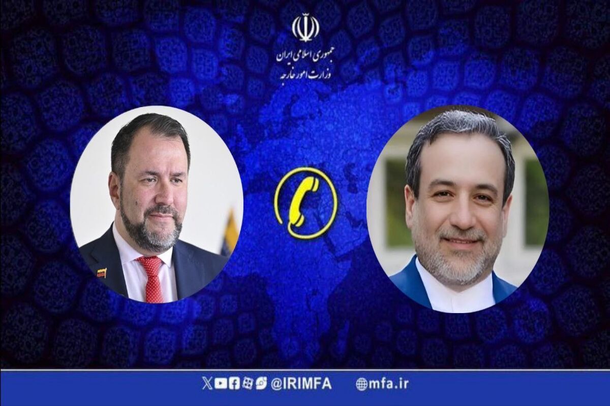 عباس عراقچی وزیر امور خارجه ایران و ایوان خیل پینتو وزیر امور خارجه ونزوئلا