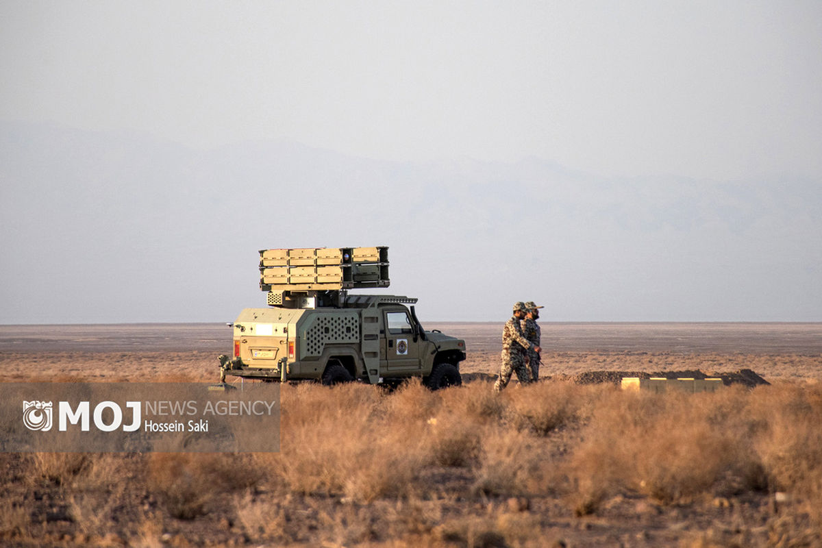 رزمایش اقتدار پدافند هوایی ارتش در فردو و خنداب