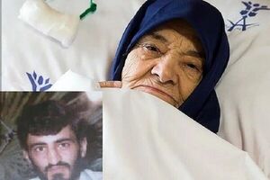 مادر حاج احمد متوسلیان آسمانی شد