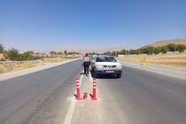 ایمن‌سازی محورهای خانمیرزا با نصب علائم و اصلاح شانه راه