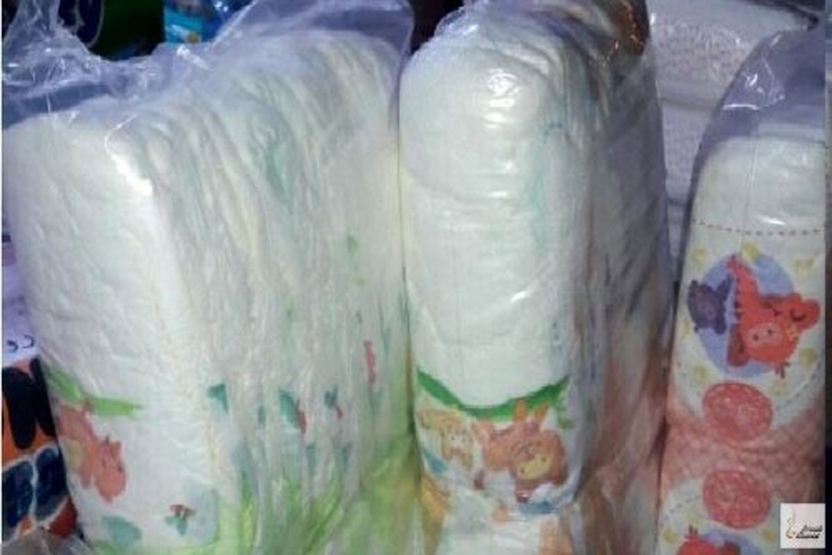 اصفهان- احتکار پوشک بچه