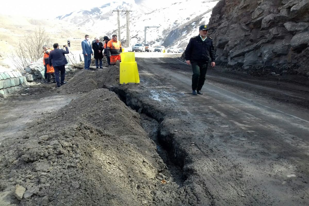 رانش جاده کندوان اسفند 1400