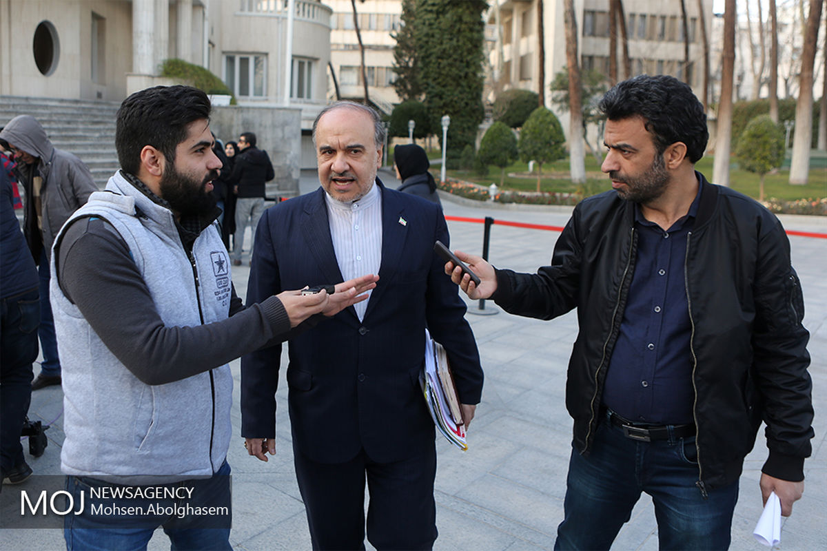 حاشیه جلسه هیات دولت - ۱۹ دی ۱۳۹۷/مسعود سلطانی فر وزیر ورزش و جوانان