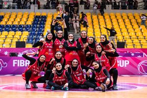  تیم ملی بسکتبال زنان به نیمه‌نهایی دیویژن B آسیا صعود کرد