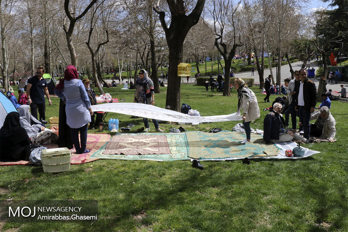 روز طبیعت در پارک ملت تهران