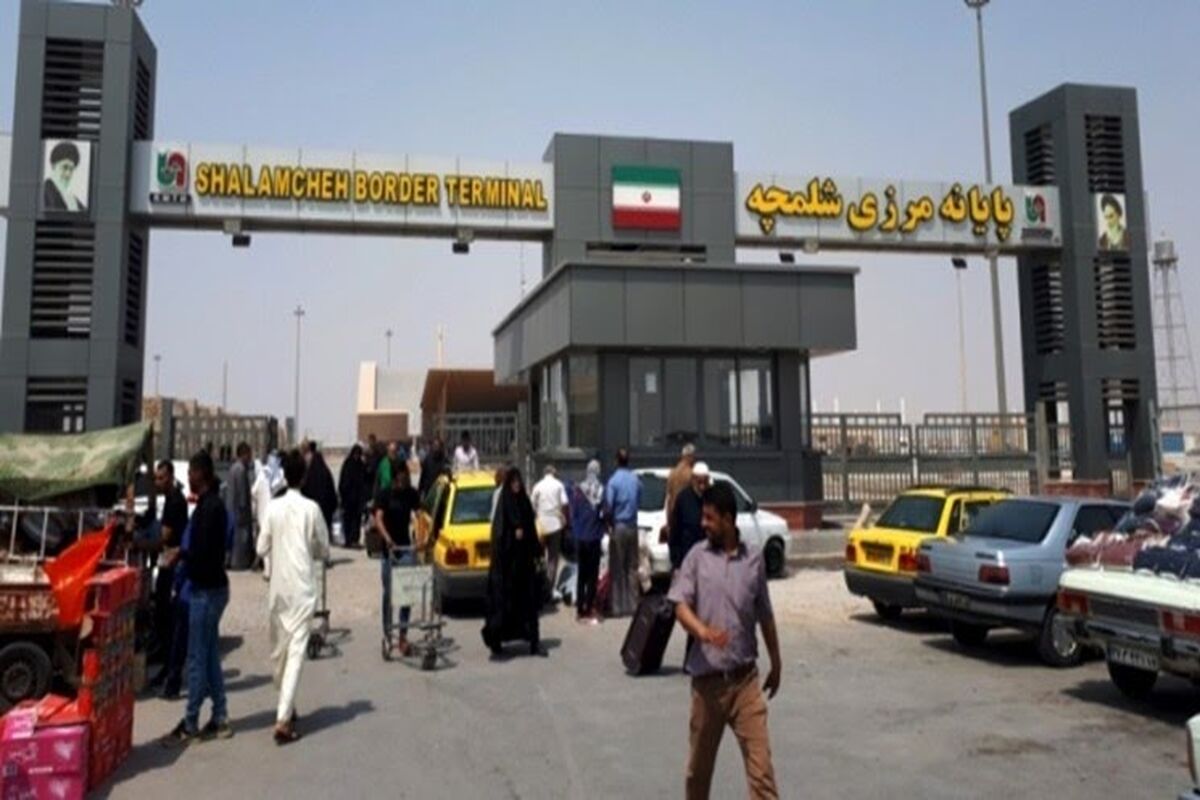 ترافیک نیمه سنگین در معابر منتهی به مرز شلمچه