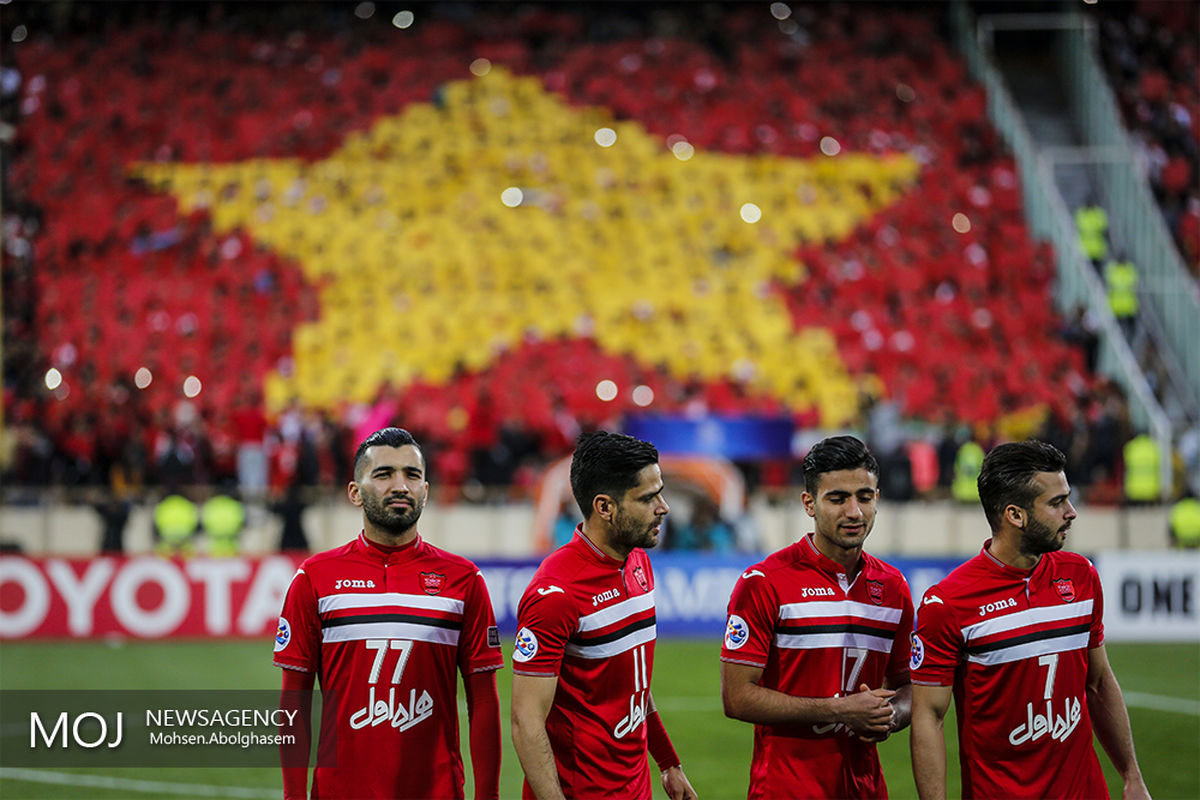 دیدار تیم های فوتبال پرسپولیس ایران و الریان قطر