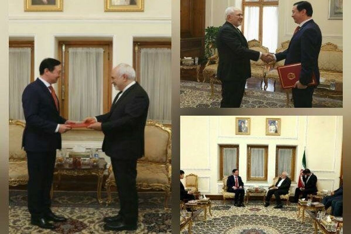 دیدار سفیر جدید چین با ظریف