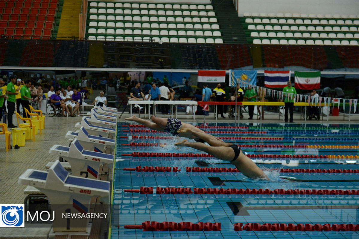 مسابقات شنا جانبازان و معلولین قهرمانی کشور