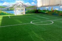 زمین چمن مصنوعی در روستای آراللو کلنگ زنی می شود