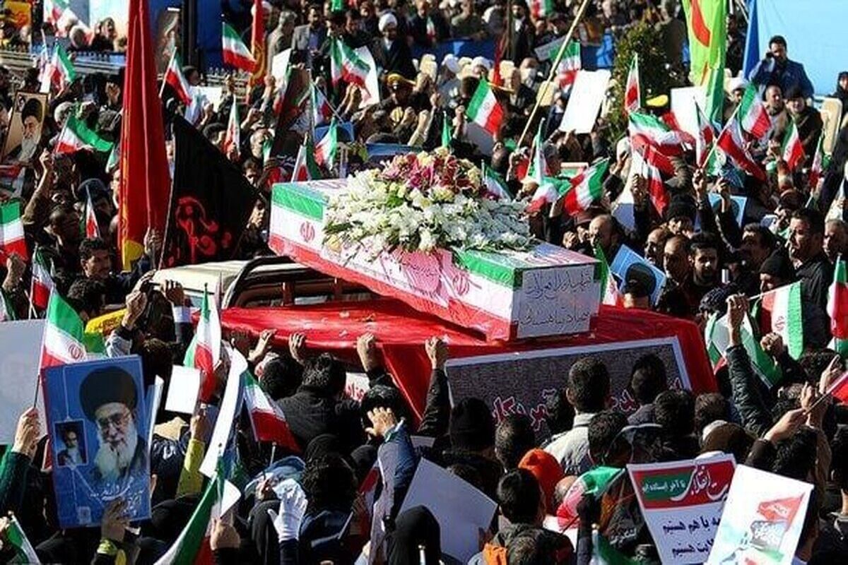 تشییع پیکر مطهر شهید غلامحسین دماوندی