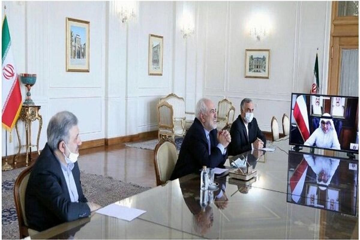 گفتگو ظریف با همتای کویتی خود