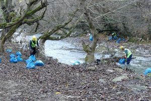 آغاز طرح پاکسازی زباله از رودخانه خالکایی ماسال