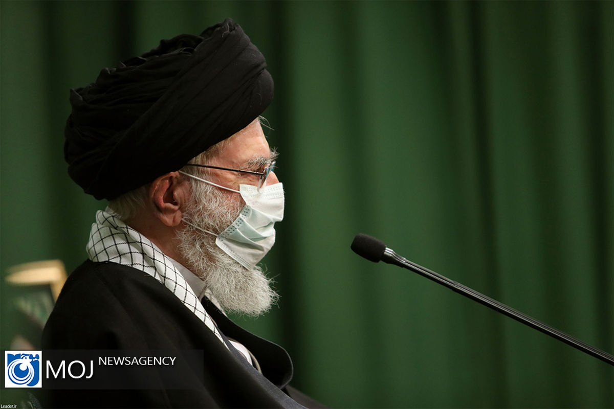 ارتباط تصویری مداحان با مقام معظم رهبری