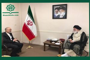دیدار صالحی با آیت‌الله علم‌الهدی