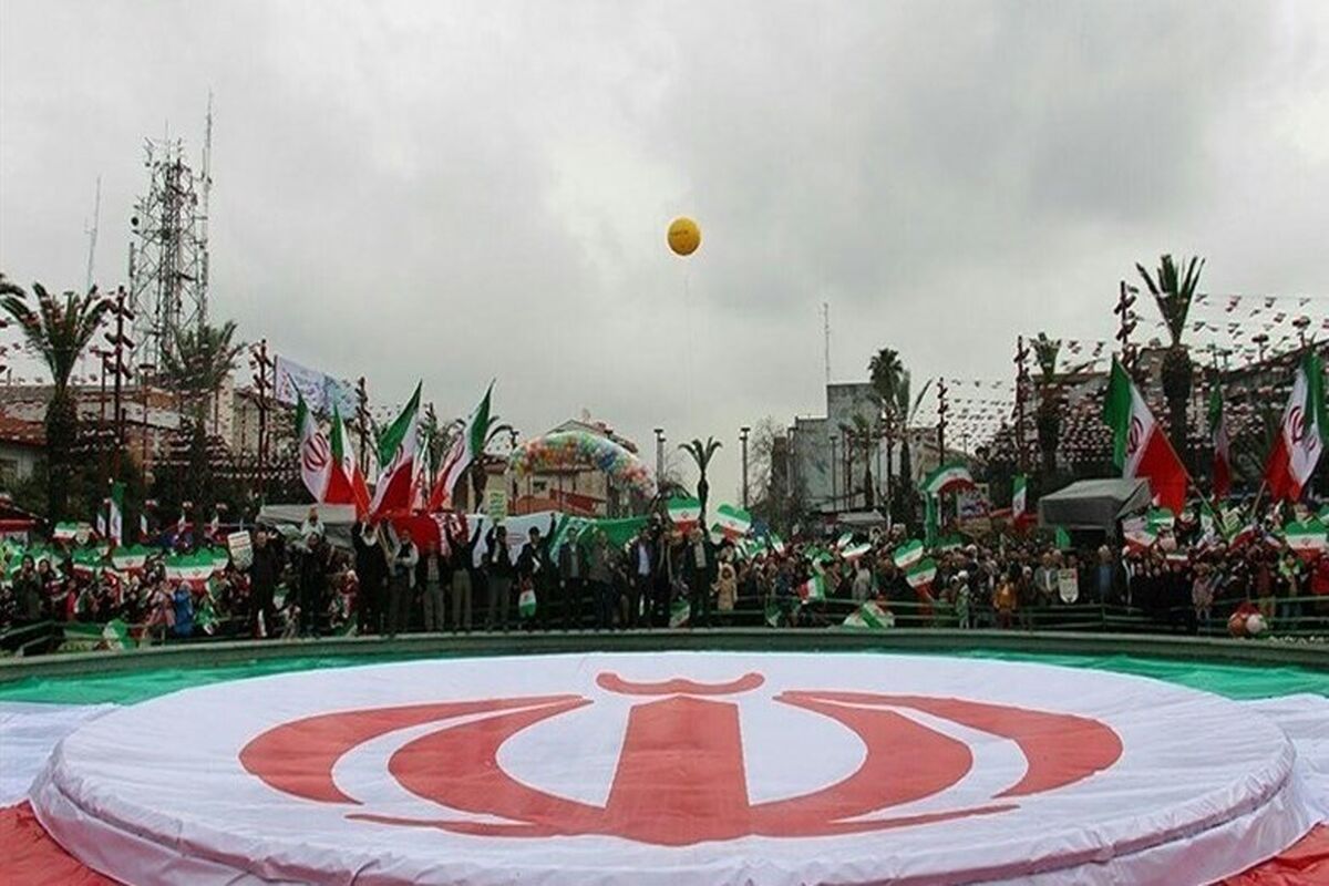 راهپیمایی ۲۲ بهمن در رشت