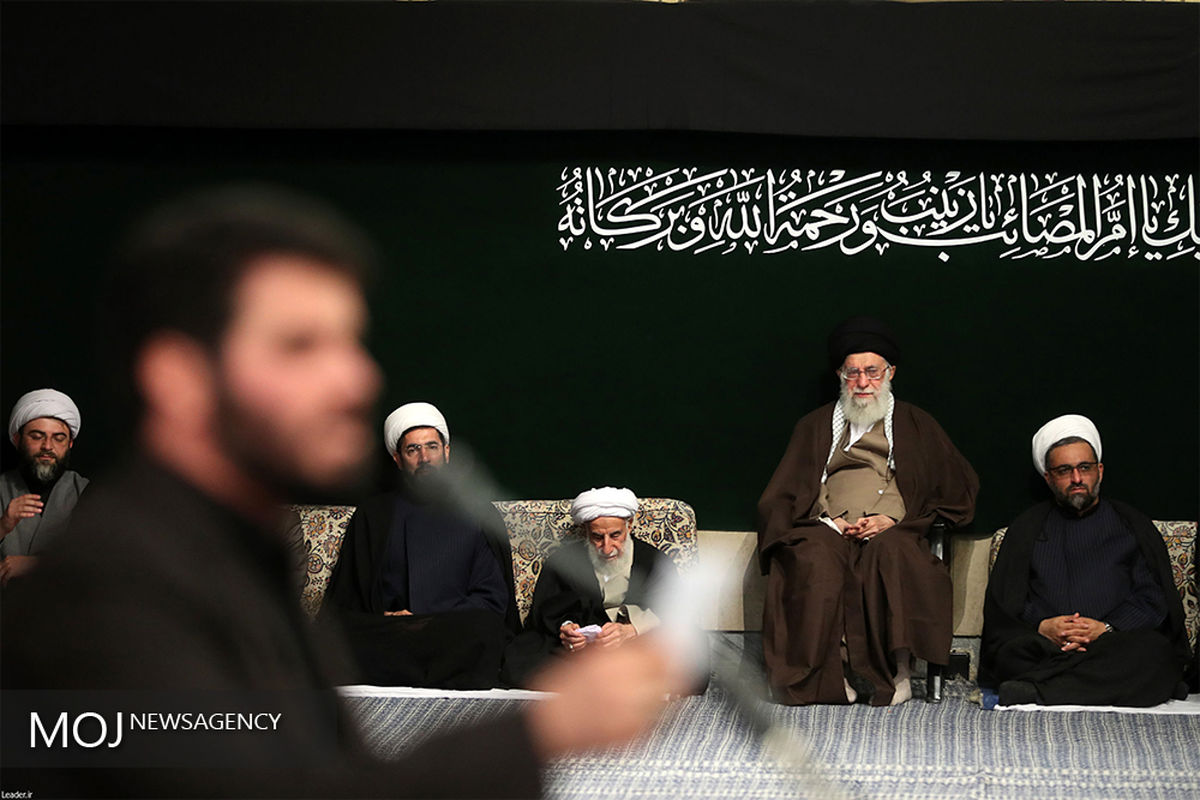 مراسم عزاداری اربعین حسینی(ع) با حضور مقام معظم رهبری