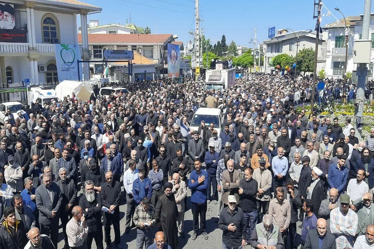 آیین تشییع آیت الله سلیمانی