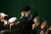 آخرین شب مراسم عزاداری اباعبدالله الحسین(ع) با حضور رهبر معظم انقلاب برگزار شد