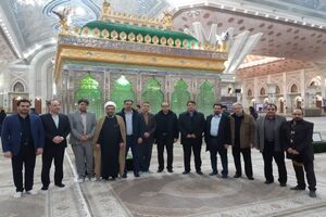 تجدید میثاق مدیرعامل، مدیران و کارکنان شرکت نفت ایرانول با آرمان‌های امام خمینی(ره)