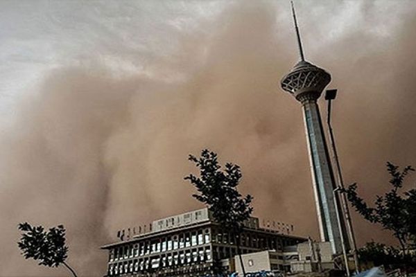  وزش باد بسیار شدید تهران را تهدید می‌کند