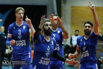 دیدار تیم های والیبال پیکان تهران و شهرداری ورامین