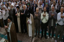 اقامه نماز عید سعید فطر در حرم حضرت معصومه(س) به امامت آیت الله سعیدی