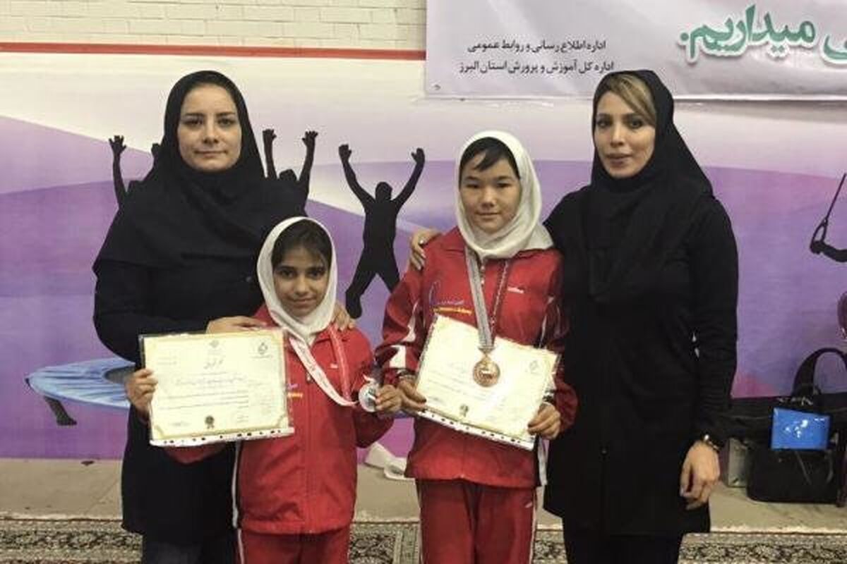 درخشش دختران گلستانی در مسابقات ژیمناستیک دانش آموزان کشور