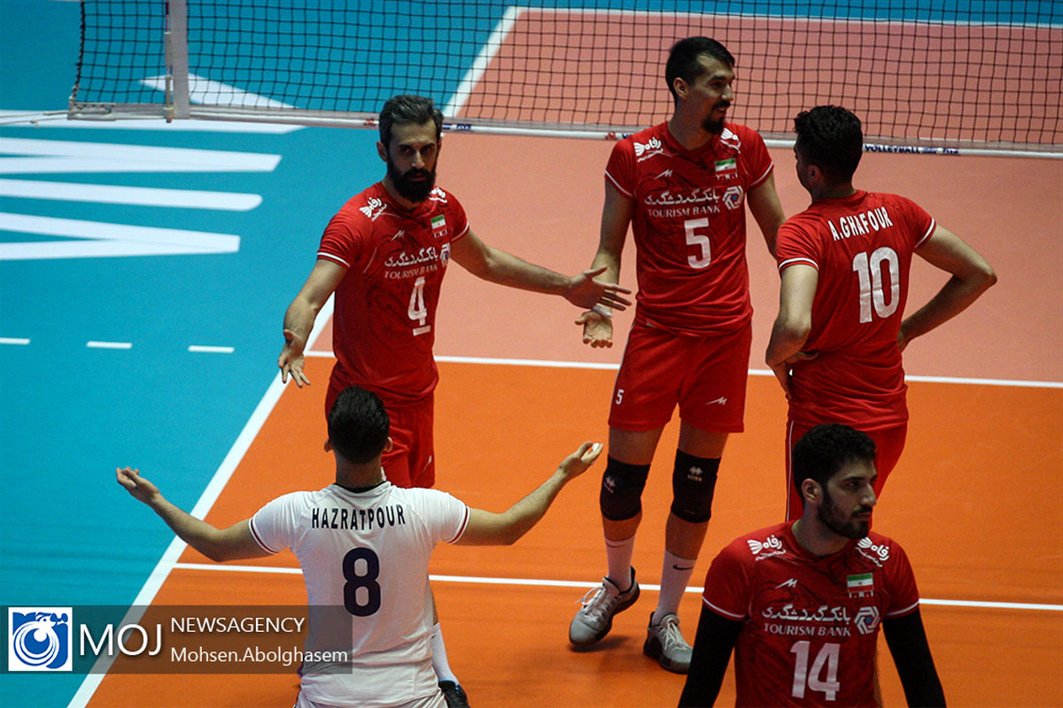 دیدار تیم های ملی والیبال ایران و استرالیا