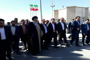 بازدید وزیر صمت از معدن چغارت سنگ آهن بافق