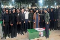 مراسم تشییع شهید قاسمی قاسموند در مسجدسلیمان برگزار شد 
