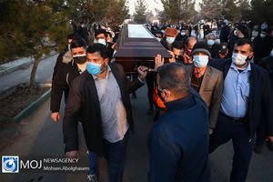 تشییع و تدفین پیکر علی انصاریان