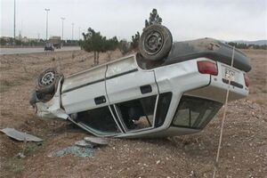 6 مصدوم در اثر واژگونی پراید در اصفهان