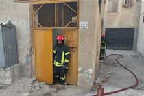 حریق پست برق واقع در کوی فرهنگیان